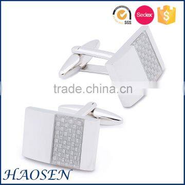 2016 Hot Sale Grey Carbon Fibre Most Beautiful Cufflinks photo-2