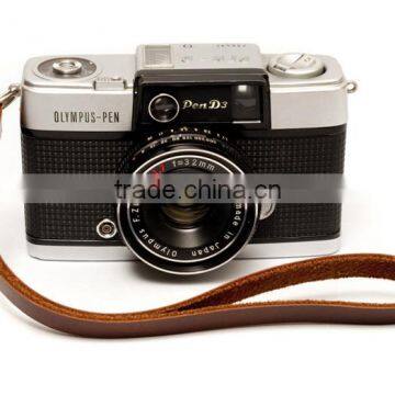 High quality custom brown leather camera strap from leather manufacturer