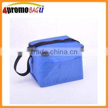 BSCI audit blue aluminium insulated lunch bag oxford