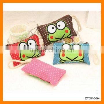 Lovely Dot The Frog Fabrics Woman Coin Wallet Wholesale ZTCW-0014