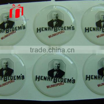 Newest customized adhesive epoxy 3d dome stickers