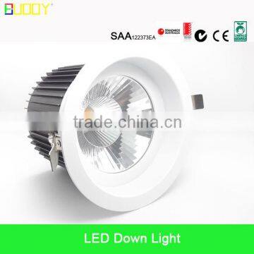 2015 Hot Sales Sharp COB recessed LED downlight SL-140-142 ( Cutout: 142mm ) No gimbal