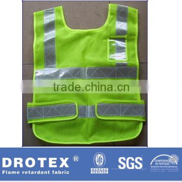 EN471 100% Cotton Flame Resistant High-Vis Fabric for Safe Vest/Protecting Clothes