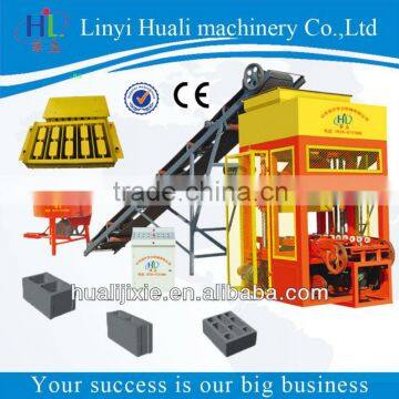 QHL4-25 concrete block making machine in Zambia