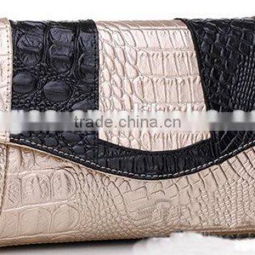 Supply hot salling leather evening clutch bag from factory( E556)