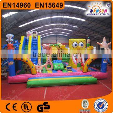 Commercial spongebob inflatable jumper for sale