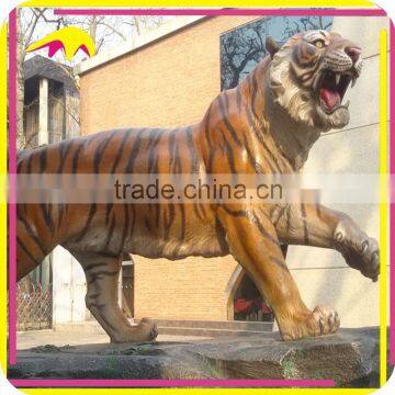 KANO5077 Animal Exhibition Life Size Fiberglass Realistic Tiger