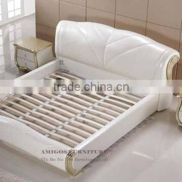 Modern Bedroom Furniture Prices in Pakistan Leather Bed photo-6