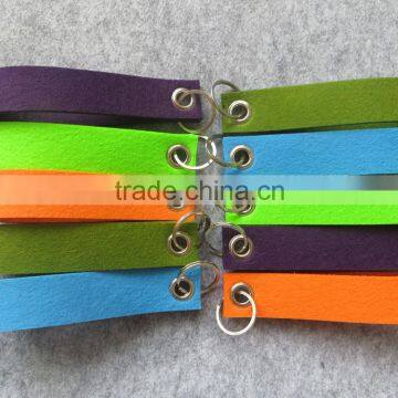 Natural Wool Felt Key Ring, Eco-friendly Wool Felt Key Chain for Promotion photo-2