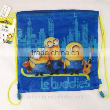 Childrens Me Minions School Gym Bag drawstring bag (YX-Z050)