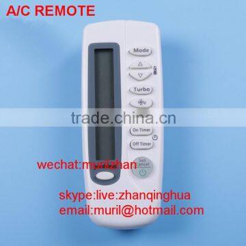 White 10 Keys Air conditioning remote control for SAMSUNG AC with long mini LCD