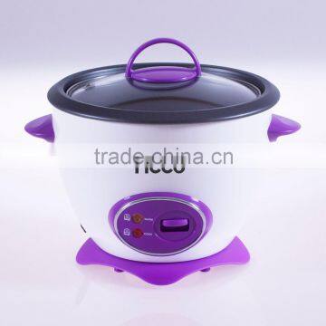 1.5L mini drum rice cooker with colorful plastic parts