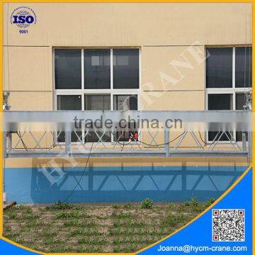 100m suspended wire rope platform