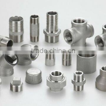 ASTM A234 WPB Elbow Tee Cap Reducer Carbon / stainless Steel Pipe Fittings