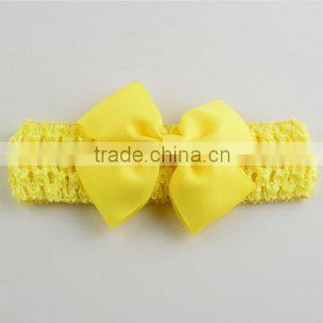 Children's Headdress V Ribbon Bow With South Korea Silk Elastic Hair Band photo-6