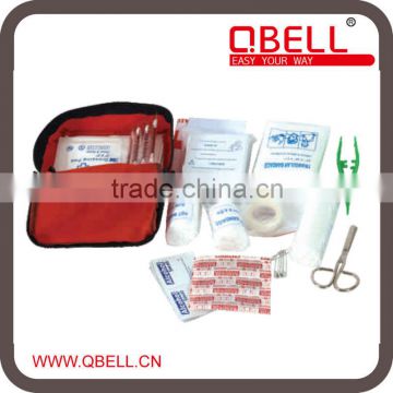 [QBELL]Hot sale emergency medical First Aid Kit/Bag for travel/outdoor/family/car/hotel/school