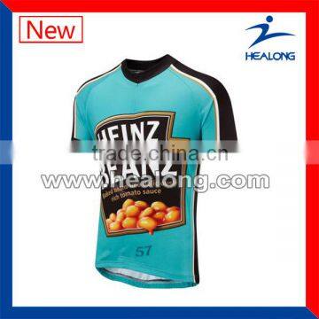 top quality cycling jersey, delicious food print cycling jersey