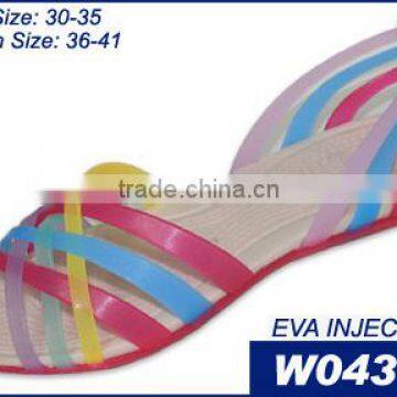 Transparent PVC Jelly Wedge Sandals