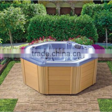 new freestanding round cheap whirlpool bathtub outdoor spa hot tub