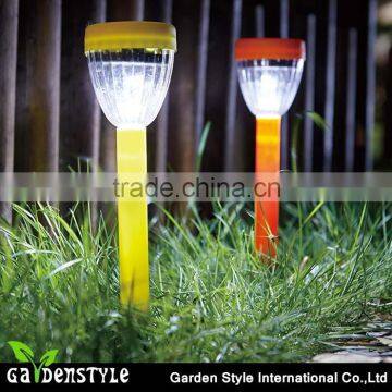 led landscape lamps plastic lawn light, eco-friendly garden landscape, power solar garden lamp