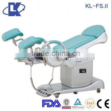 FS.II Electric Pelvic Examination Bed Electrical gynaecology delivery table with foot remote control Medical Delivery Table