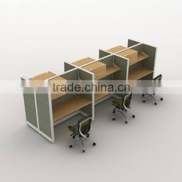 modern office furniture with 6 seats in melamine(T8-Series)