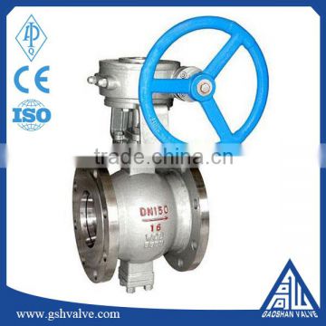 Industry carbon steel eccentric semi ball valve for water pipe