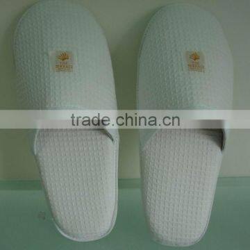 China Factory Closed Toe Hotel Waffle Slipper For Women