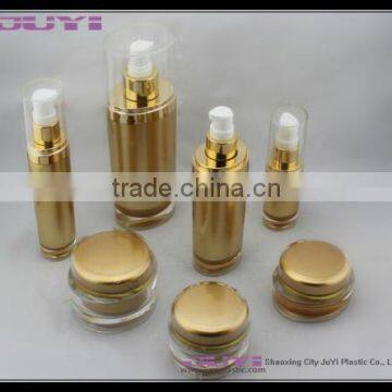 Acrylic cosmetic lotion bottle high quality plastic empty cosmetic bottle