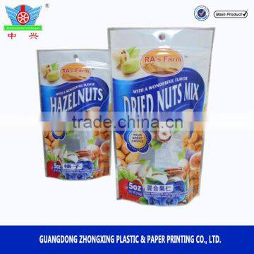 Mix Nuts Packaging pouches zipper bag plastic dry nuts packing