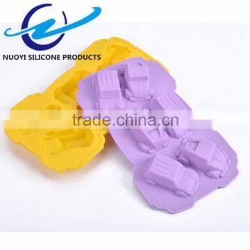 High Quality 6 Cavities Silicone Car Cake Mold