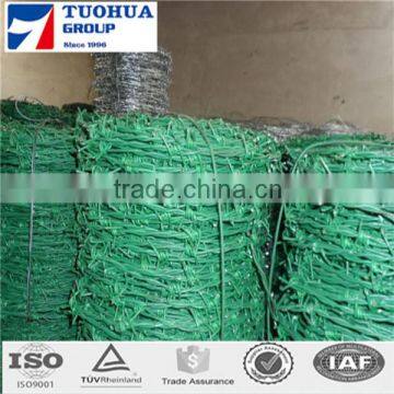 China high quality PVC Galvanized Barbed Wire For Sale