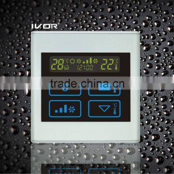 Good Quality IVOR 220V Central Air-Conditioner Thermostat Digital AC Thermostat Switch SK-AC2300T Light Silver PC Frame