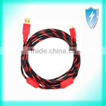 Project Design USB to Micro USB Charging Nylon Cable for PS4 Wireless Controller