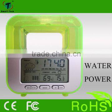 Top and hot selling standing clocks And ABS station weather alarm clock