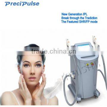 Strong Power 2 Handspeices E 10MHz Light Ipl Rf Equipment Skin Rejuvenation