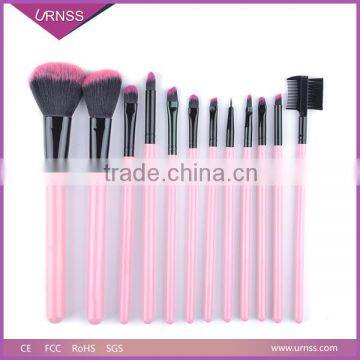 12pcs High Quality Best Price Pink Cosmetic Makeup Brushes Set photo-5