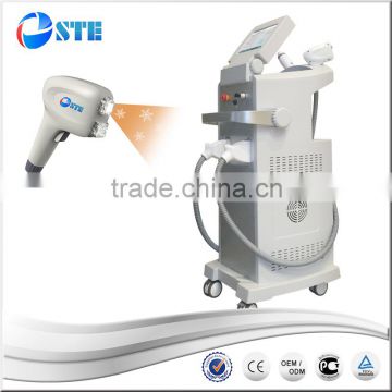 Improve Flexibility Salon Use Vertical Intense Pulsed Flash Lamp IPl + RF Multifunctional Beauty Equipment