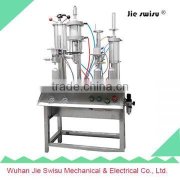 10ml to 750ml semi automatic aerosol spray filling machine ,aluminum spray paint filling machine