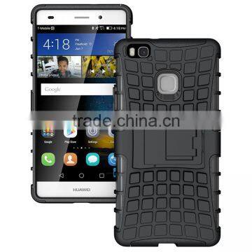 For HUAWEI P9 Lite Armor CASE Heavy Duty Hybrid Rugged TPU Impact Kickstand Hard Cover ShockProof Case photo-4