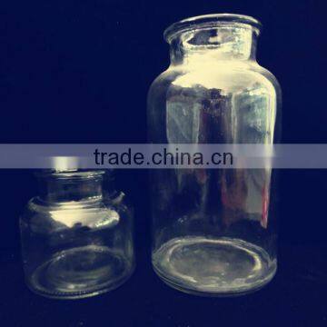 1000ml 3000ml big clear glass tissue culture empty jar