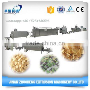 Automatic Industrial Stainless Steel Cereals Breakfast Corn Flakes Making Machinery