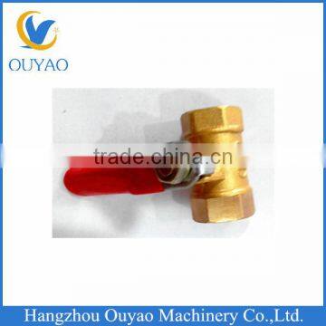 Custom Made Double Female High Quality Brass Pneumatic Ball Valve