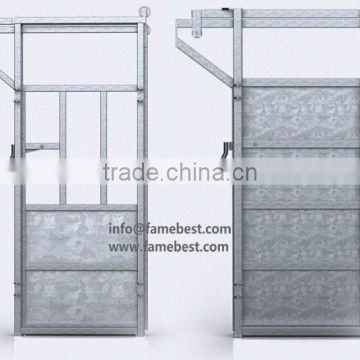 6 bar heavy duty tube gate/ horse and livestock fencing panel/cattle sliding gate