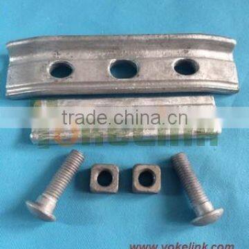 Hot Sale Hot Rolled Steel Straight and Angle Galvanized 3 Holes Suspension Clamp photo-4