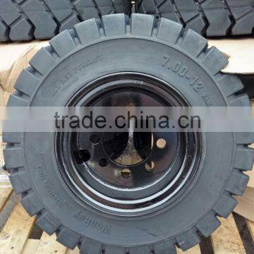 Lift Truck 6.50-10 7.00-12 Solid Forklift Tire Rubber Pressure photo-4