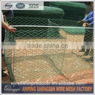 stainless steel/pvc coated gabion basket manufacture factory