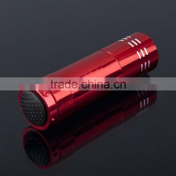 New SUPER BRIGHT Mini 9 LED Flashlight Torch Bright Lamp Light Red