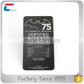 Custom Printed Membership Black Metal Card photo-4