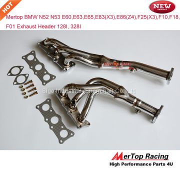 Mertop RACING BM* N52 N53 E90/E91/E92/E93,E81,E82,E87,E88,E84(X1),E70(X5) 128I, 328I Exhaust Header 2004-2012 20HP+